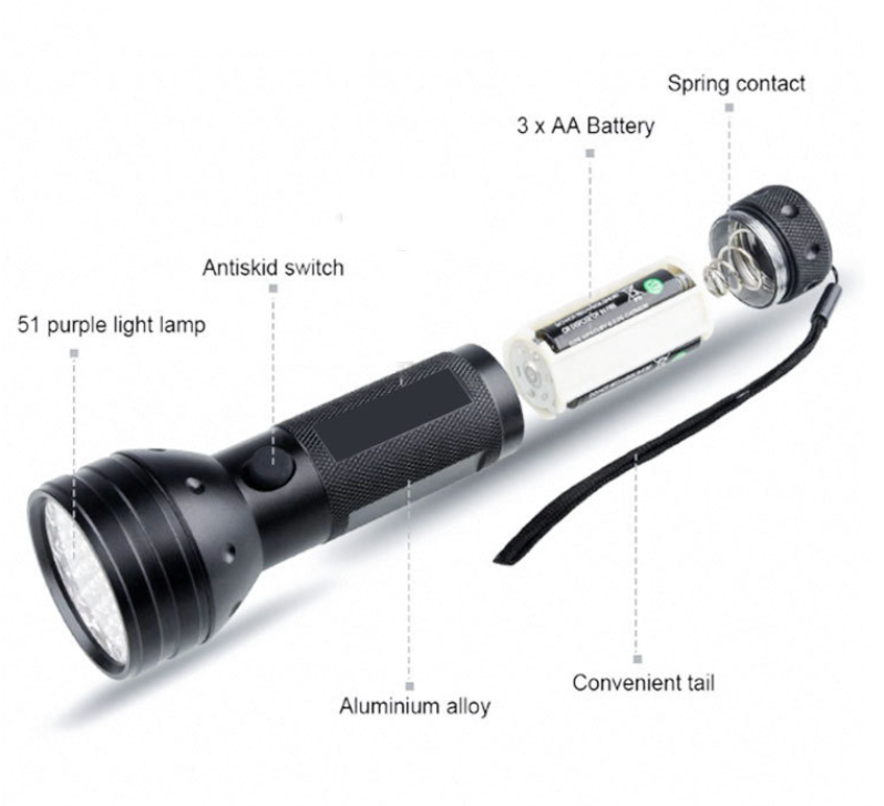 UV Light UV Torch 51 LED