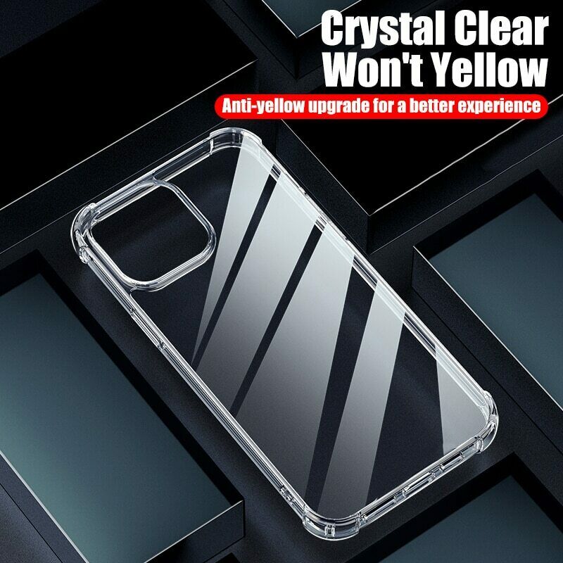iPhone 14 Plus Case Ultra Clear Gel Shockproof Case