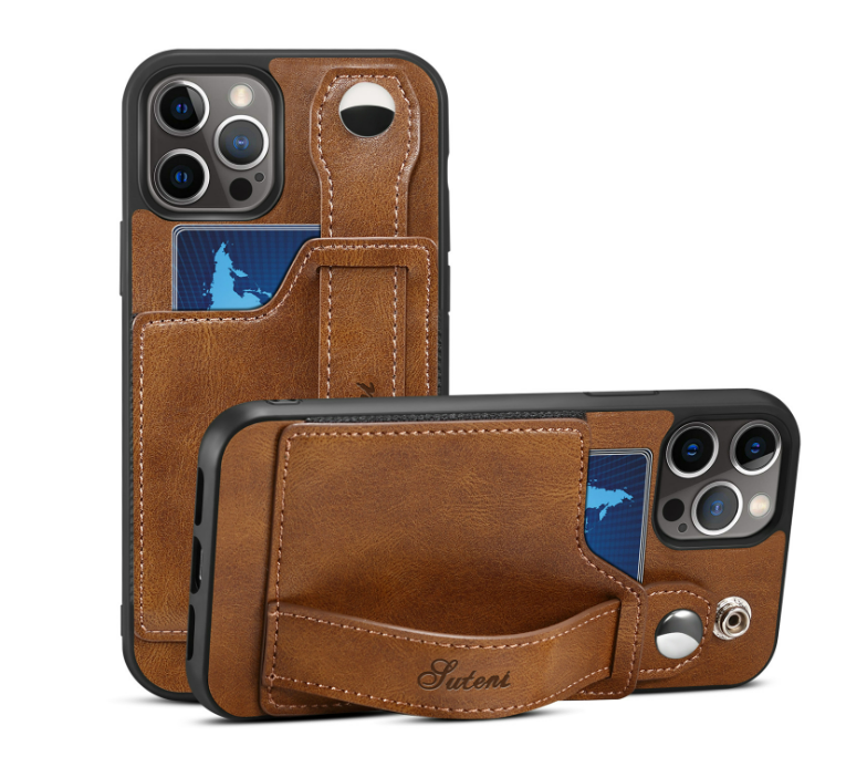 iPhone 14 Pro Case Leather Case Card Holder