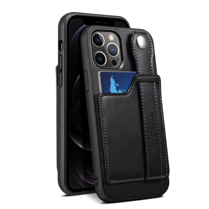 iPhone 14 Pro Case Leather Case Card Holder