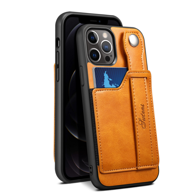 iPhone 14 Pro Case Leather Case Card Holder