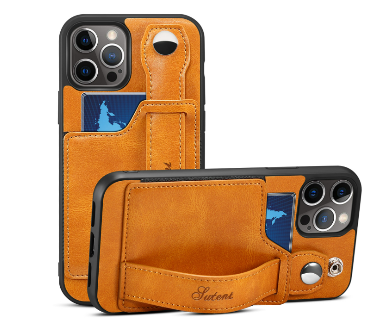 iPhone 14 Pro Case Leather Case Card Holder