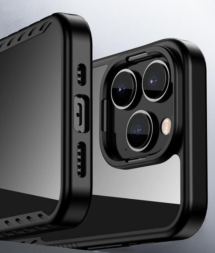 iPhone 14 Pro Shockproof Bumper Ring Holder Hybrid Cover