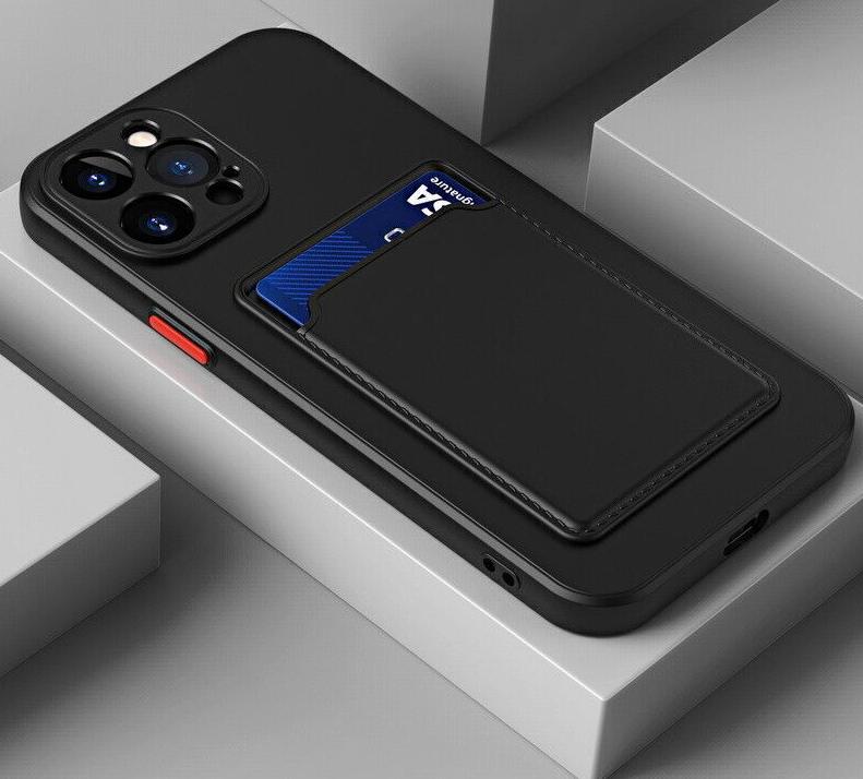 iPhone 14 Pro Card Holder TPU Back Phone Cover