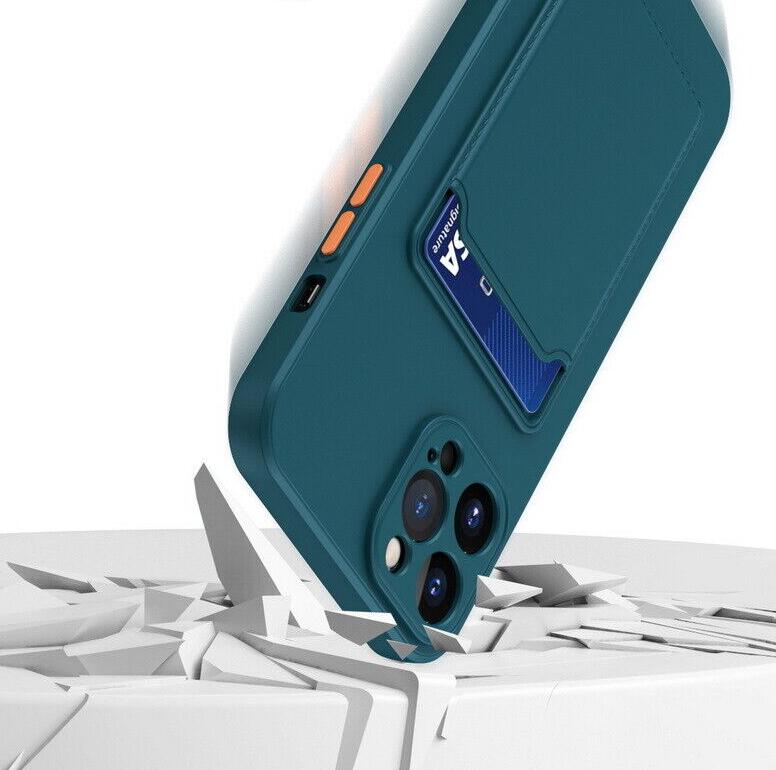 iPhone 14 Pro Card Holder TPU Back Phone Cover