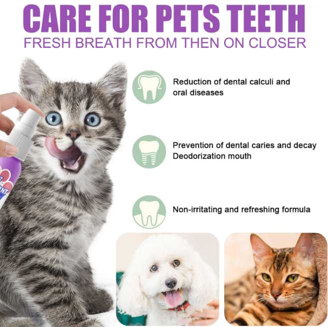 Pet Oral Care Cleaning Spray 60ml Pet Oral Care Cleaning Spray 60ml