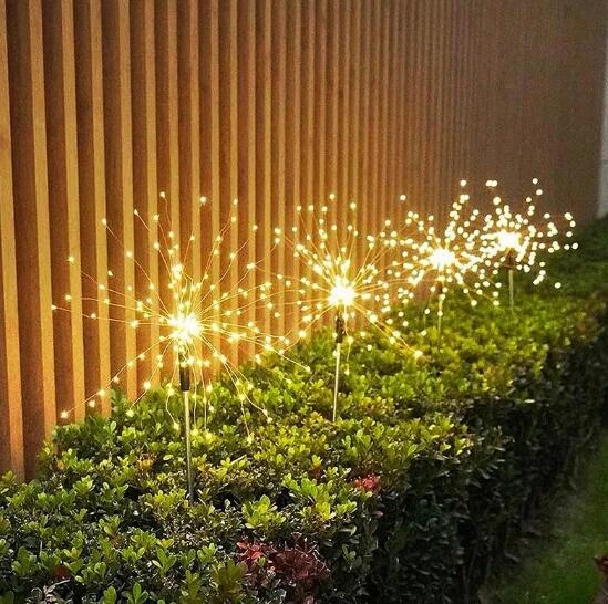 Solar Fireworks Lamp Solar Light 120 LEDs
