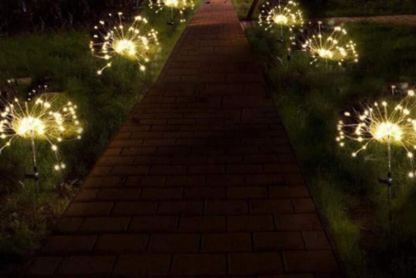 Solar Fireworks Lamp Solar Light 120 LEDs