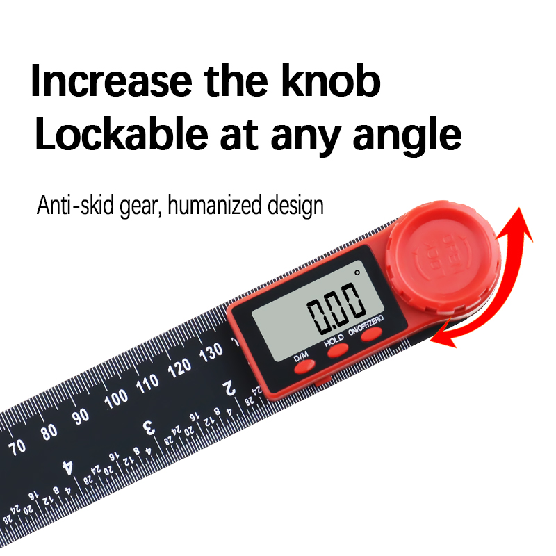 2 in 1 Electronic Digital Angle Finder Ruler