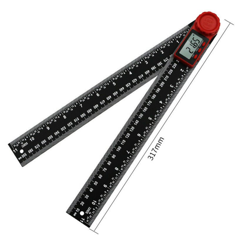 2 in 1 Electronic Digital Angle Finder Ruler