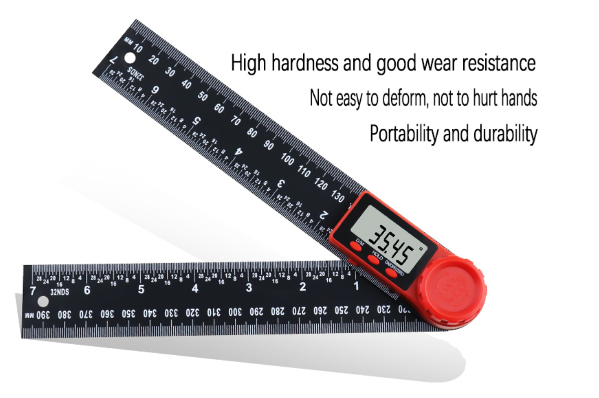 2 in 1 Electronic Digital Angle Finder Ruler