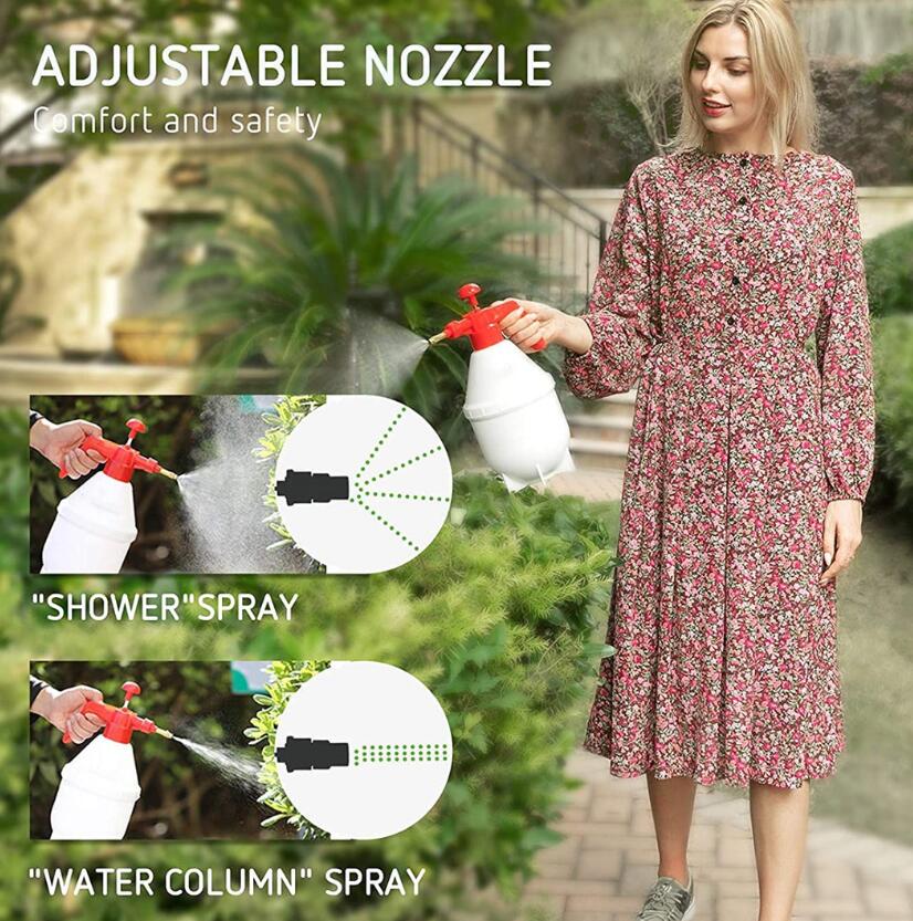 Watering Can Spray Bottle High Pressure 1.5L Garden Water Sprayer