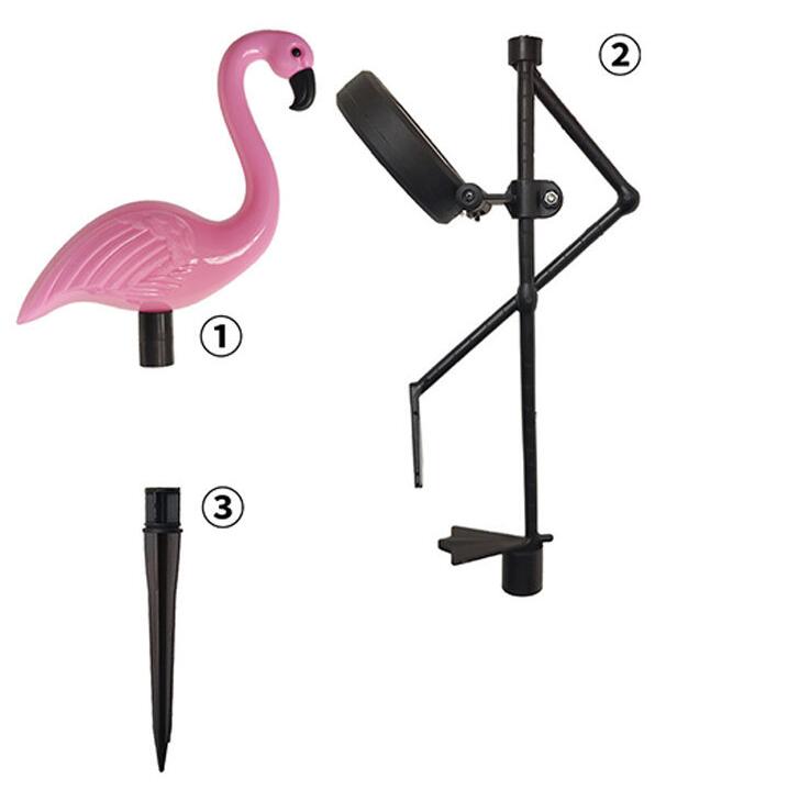 Solar Outdoor Light Garden Light Flamingo Shaped Light