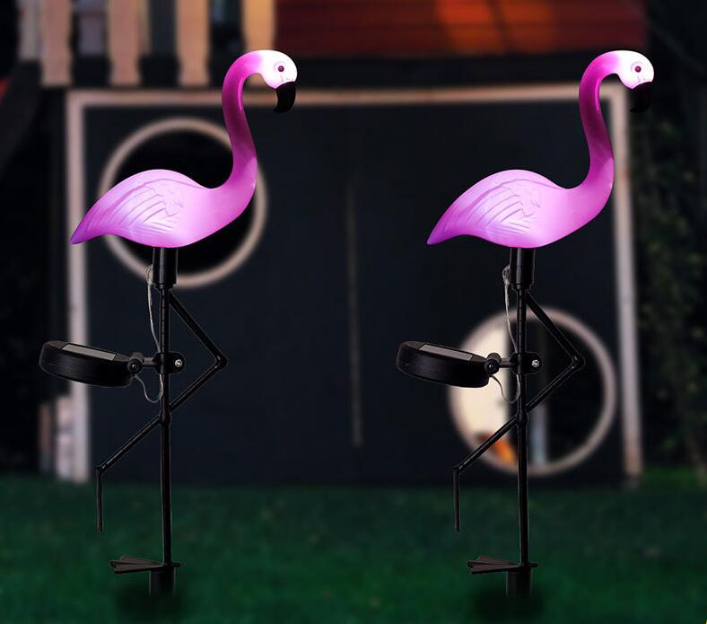 Solar Outdoor Light Garden Light Flamingo Shaped Light