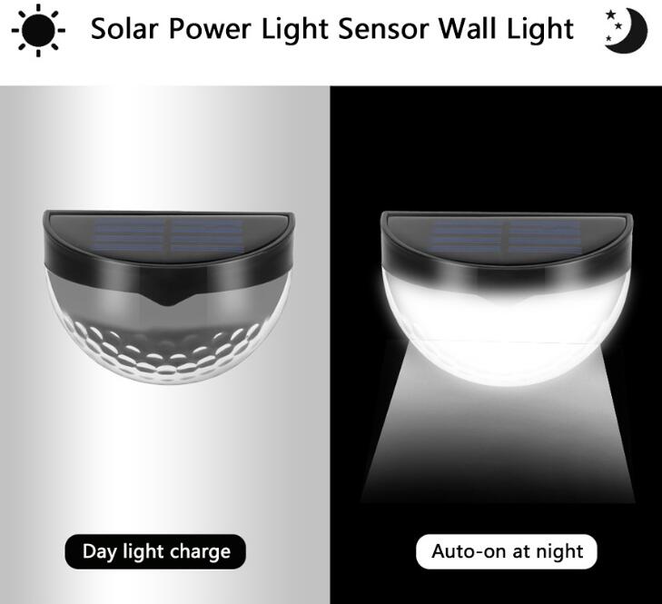 Solar Light Garden Light 6 LEDs 2 Pack
