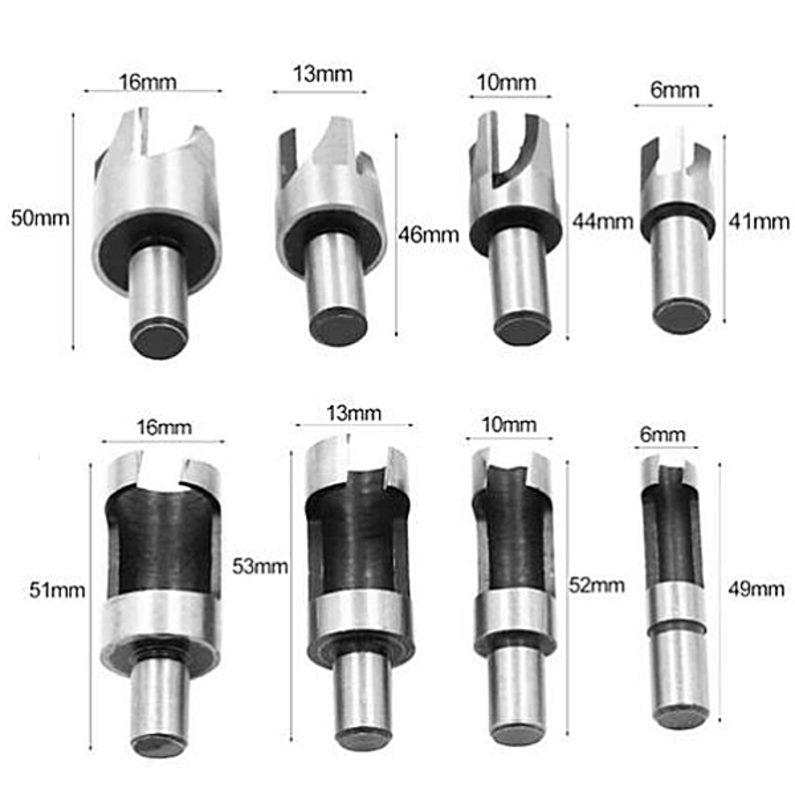 Wood Plug Cutters Drill Bit Set
