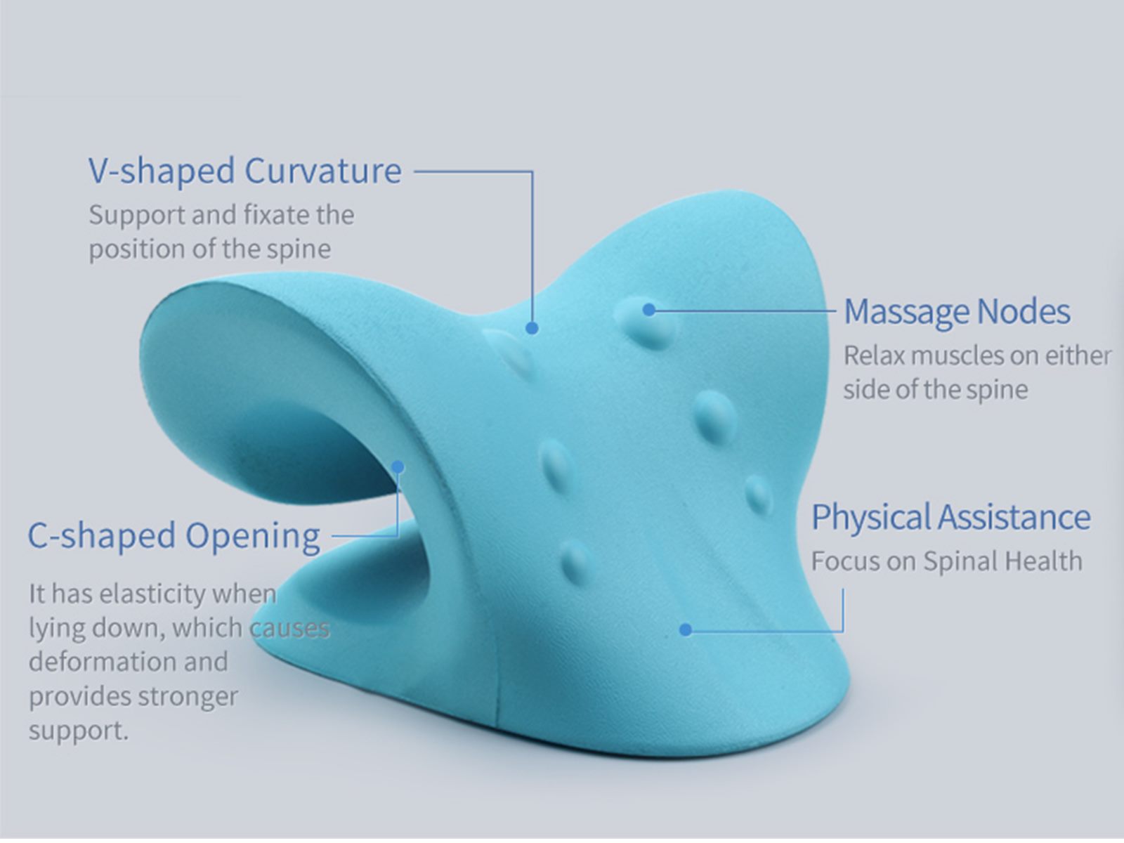 Neck Stretcher Neck Relaxer Pillow Cervical Traction