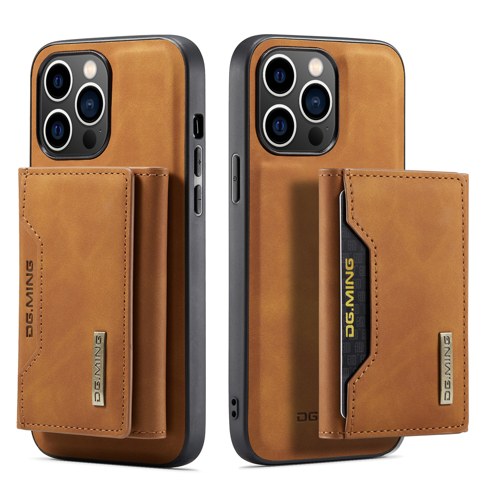 iPhone 14 Pro Max Case Detachable Wallet Back Case
