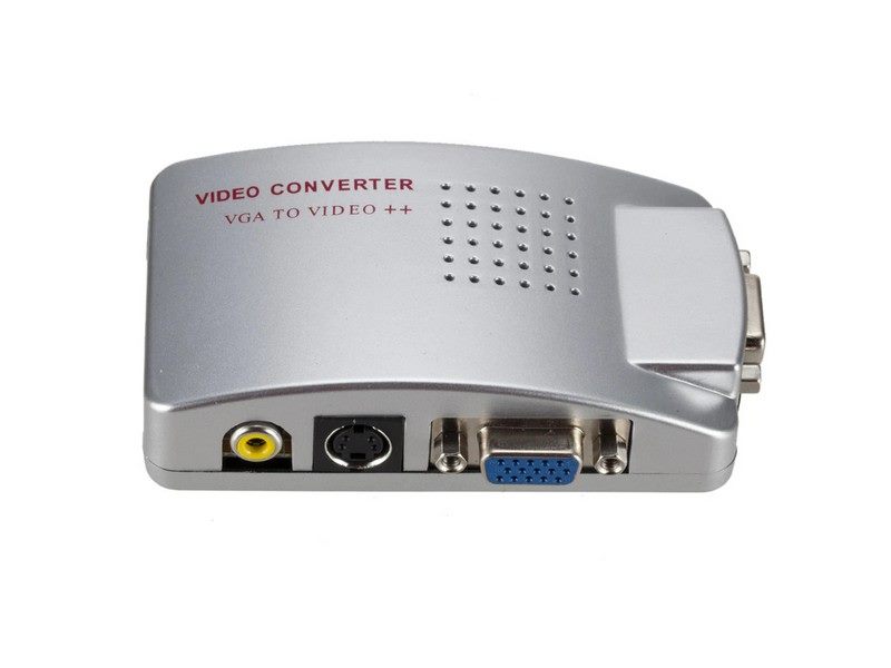 PC VGA to TV RCA Composite S-video Converter Box PC VGA to TV RCA Composite S-video Converter Box