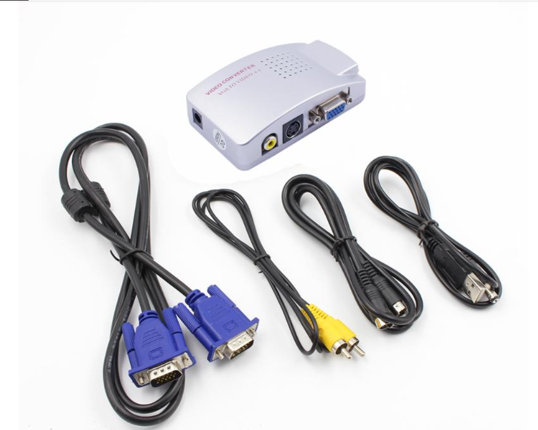 PC VGA to TV RCA Composite S-video Converter Box PC VGA to TV RCA Composite S-video Converter Box