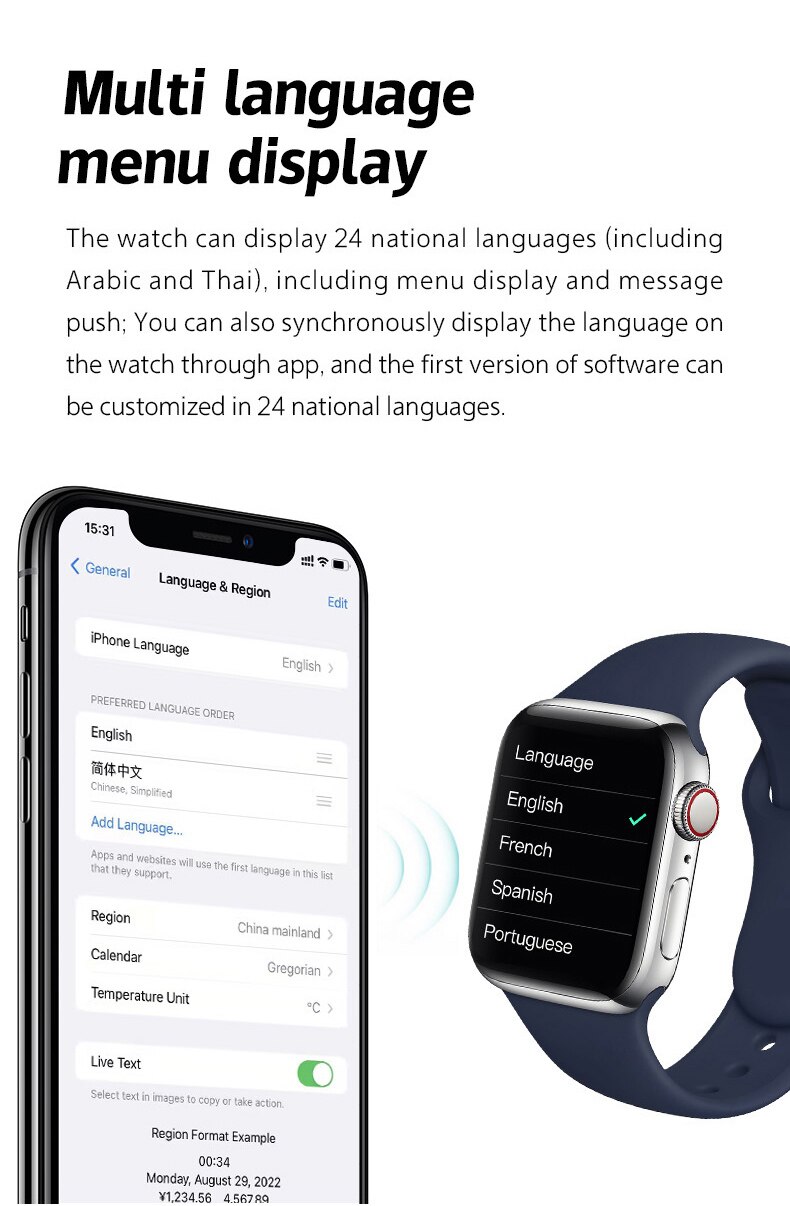 Smart Watch Answer Call Sport Fitness Tracker