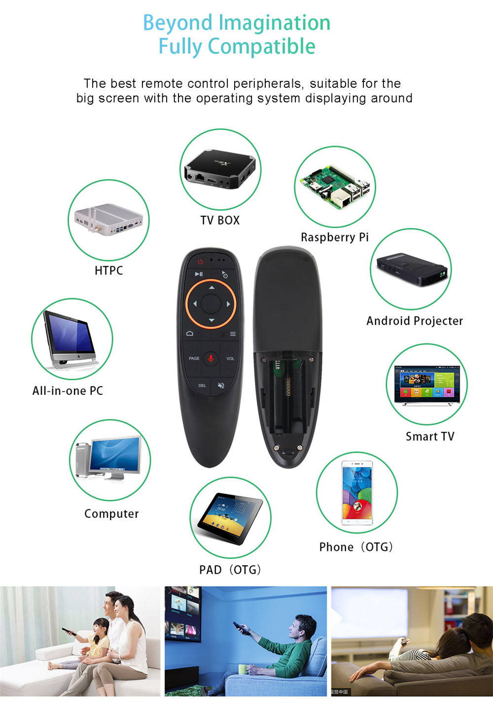Wireless Air Mouse Remote
