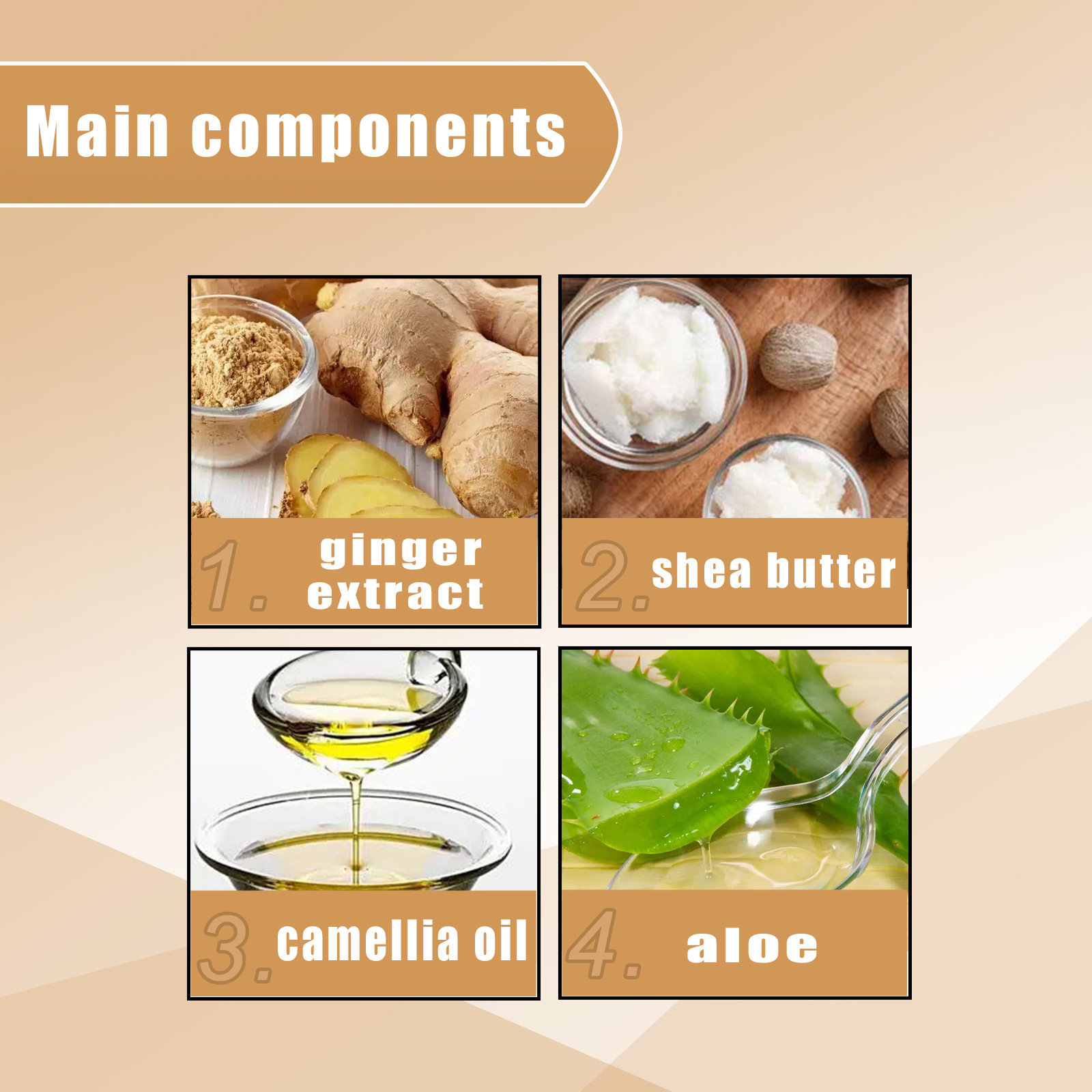 Natural Ginger Polygonum Soap Hair Growth