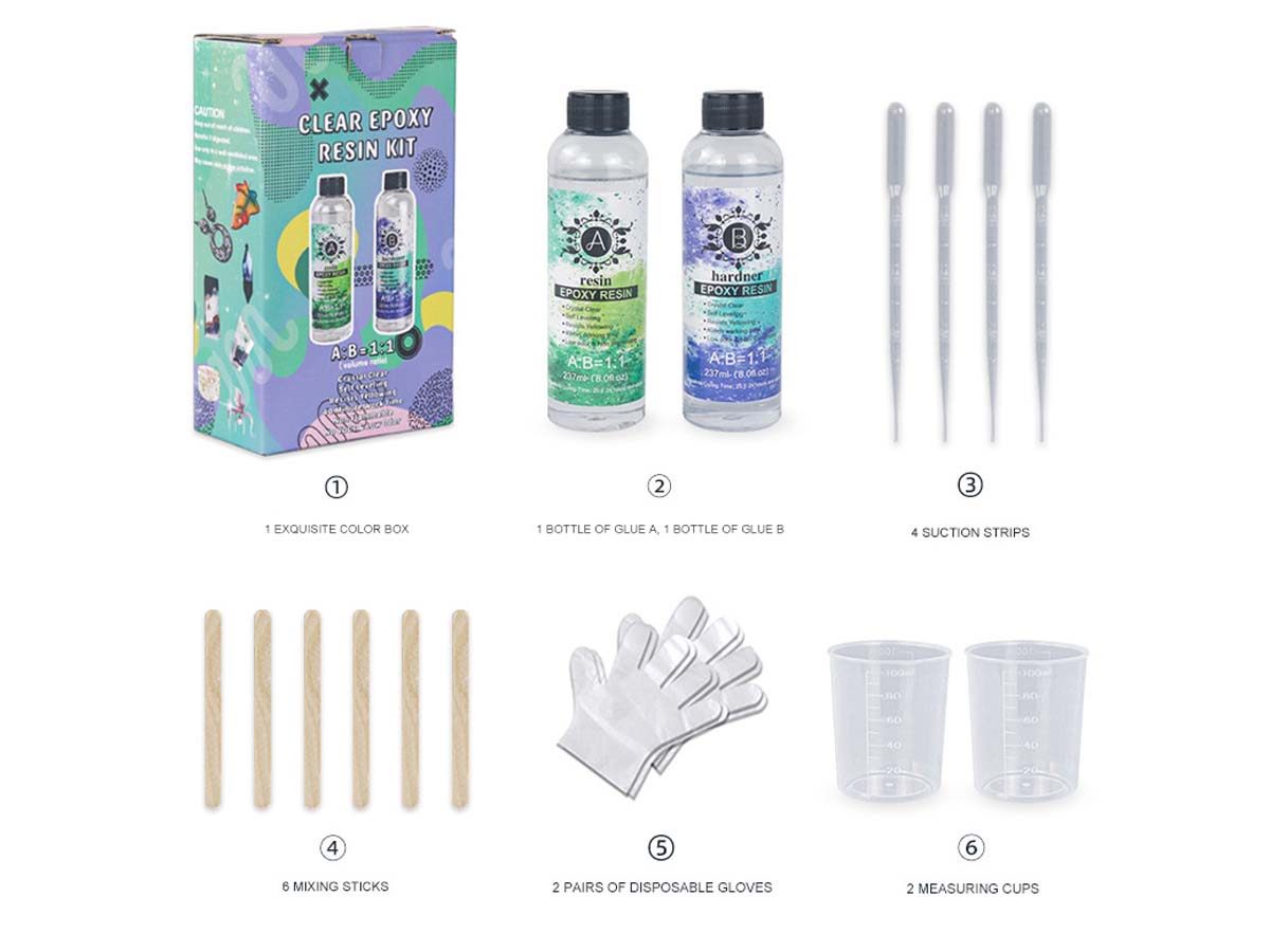 AB Epoxy Resin 1000ml Kit AB Epoxy Resin 1000ml Kit