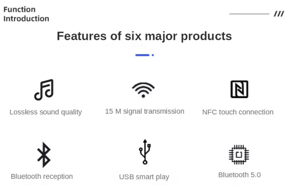 NFC5.0 Bluetooth audio receiver