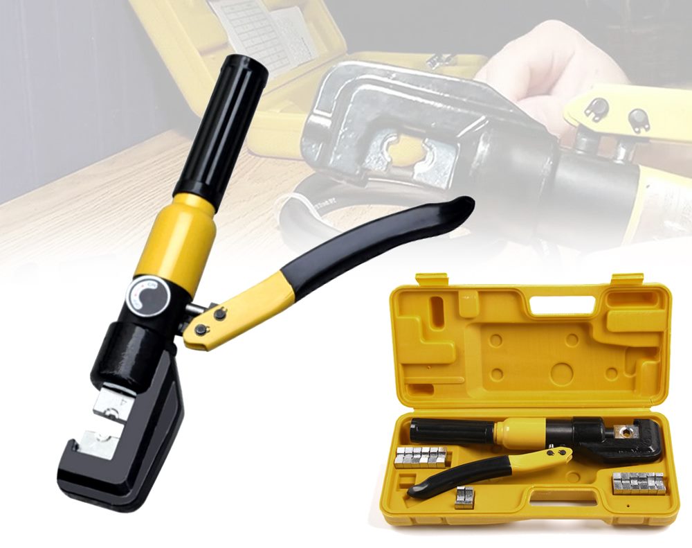 Hydraulic Crimper Cable Tool Kit 8 Ton 4mm - 70mm