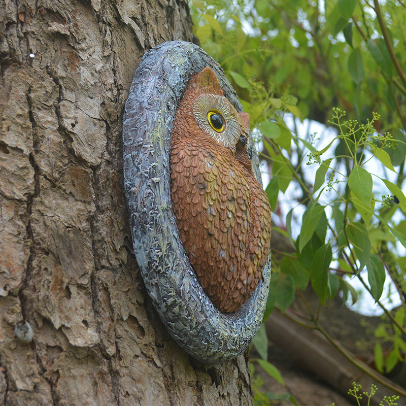 Owl Hanging Board Resin Ornaments Owl Hanging Board Resin Ornaments