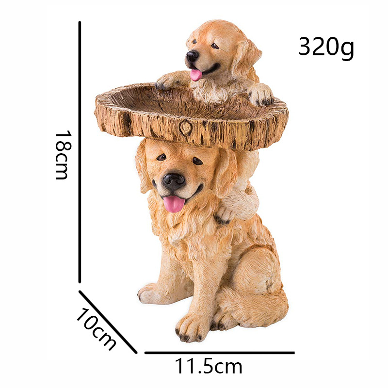 Playful Garden Dog Statues Ornament Playful Garden Dog Statues Ornament
