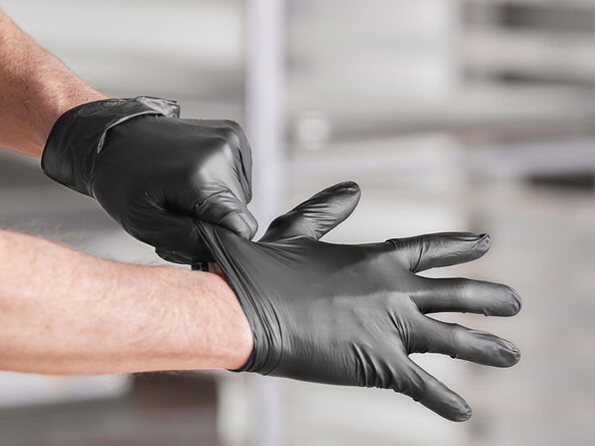 Disposable Nitrile Gloves Black 100 pcs Disposable Nitrile Gloves Black 100 pcs