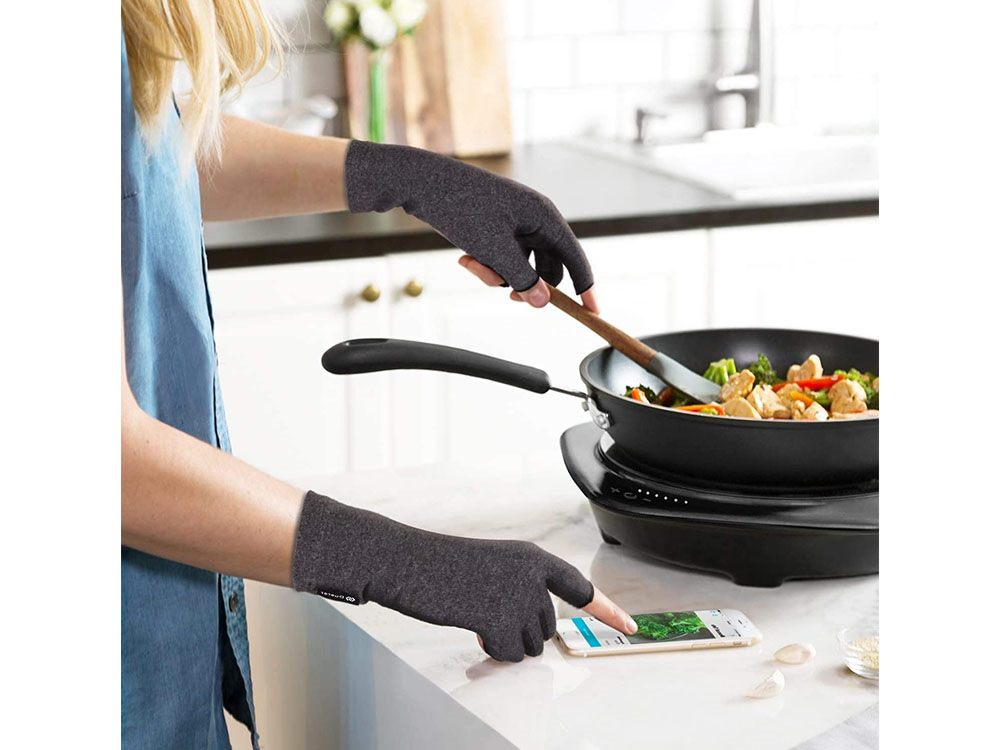 Compression Gloves Large Wrist Brace Support