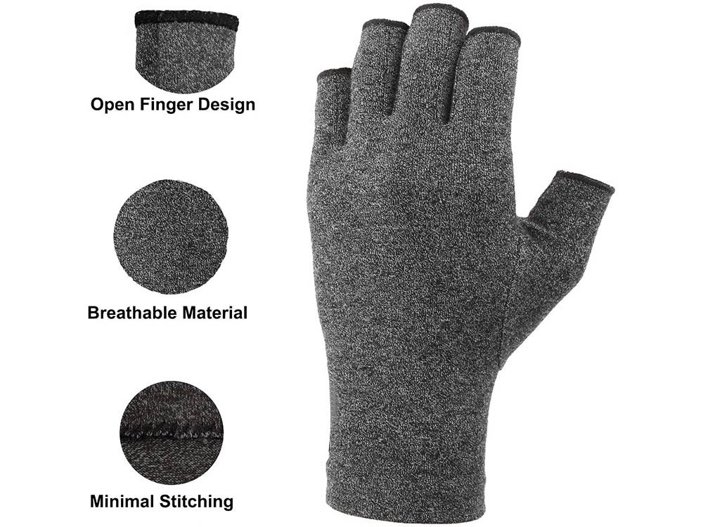 Compression Gloves Large Wrist Brace Support