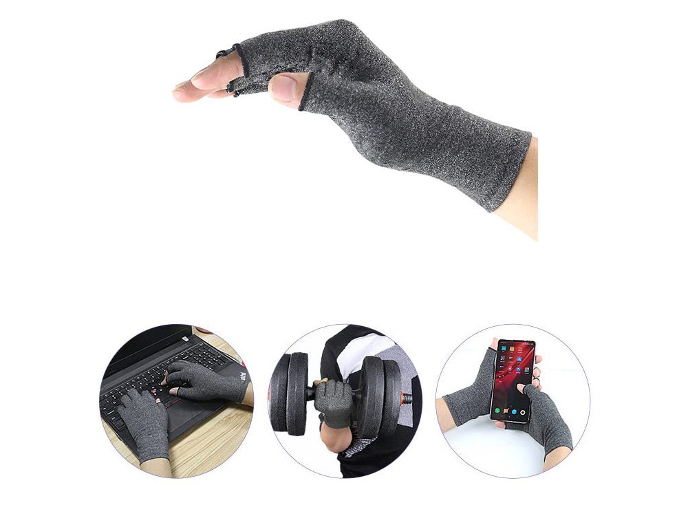 Compression Gloves Large Wrist Brace Support