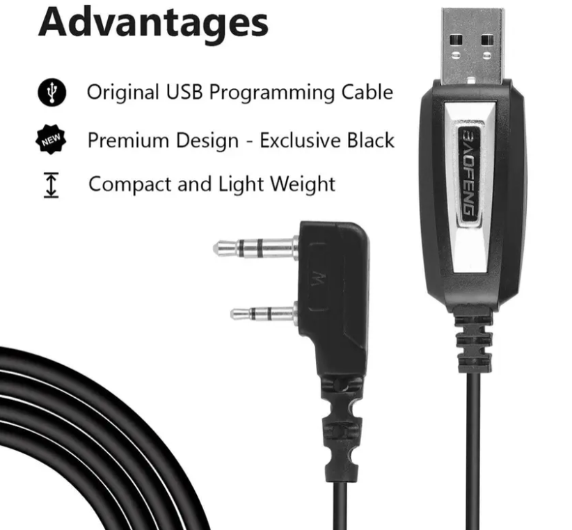 USB Programming Cable for Baofeng
