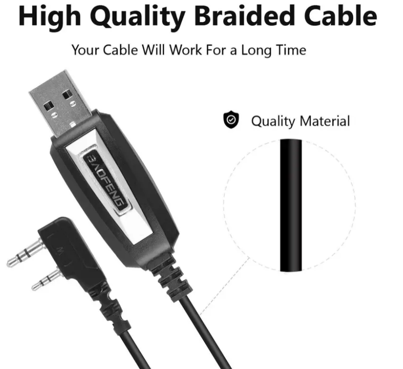USB Programming Cable for Baofeng