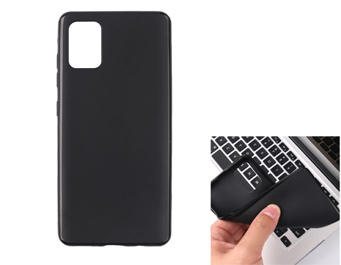 Samsung Galaxy A04 case TPU gel matte finish black