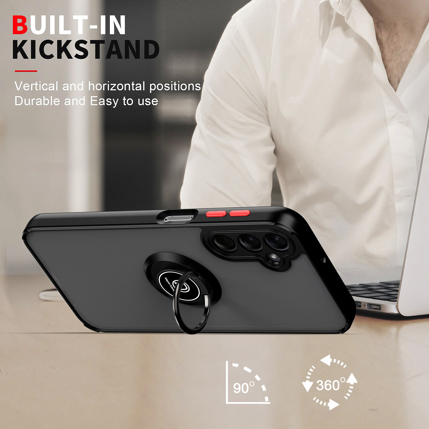 Samsung Galaxy A24 Case Shockproof Magnetic Kickstand