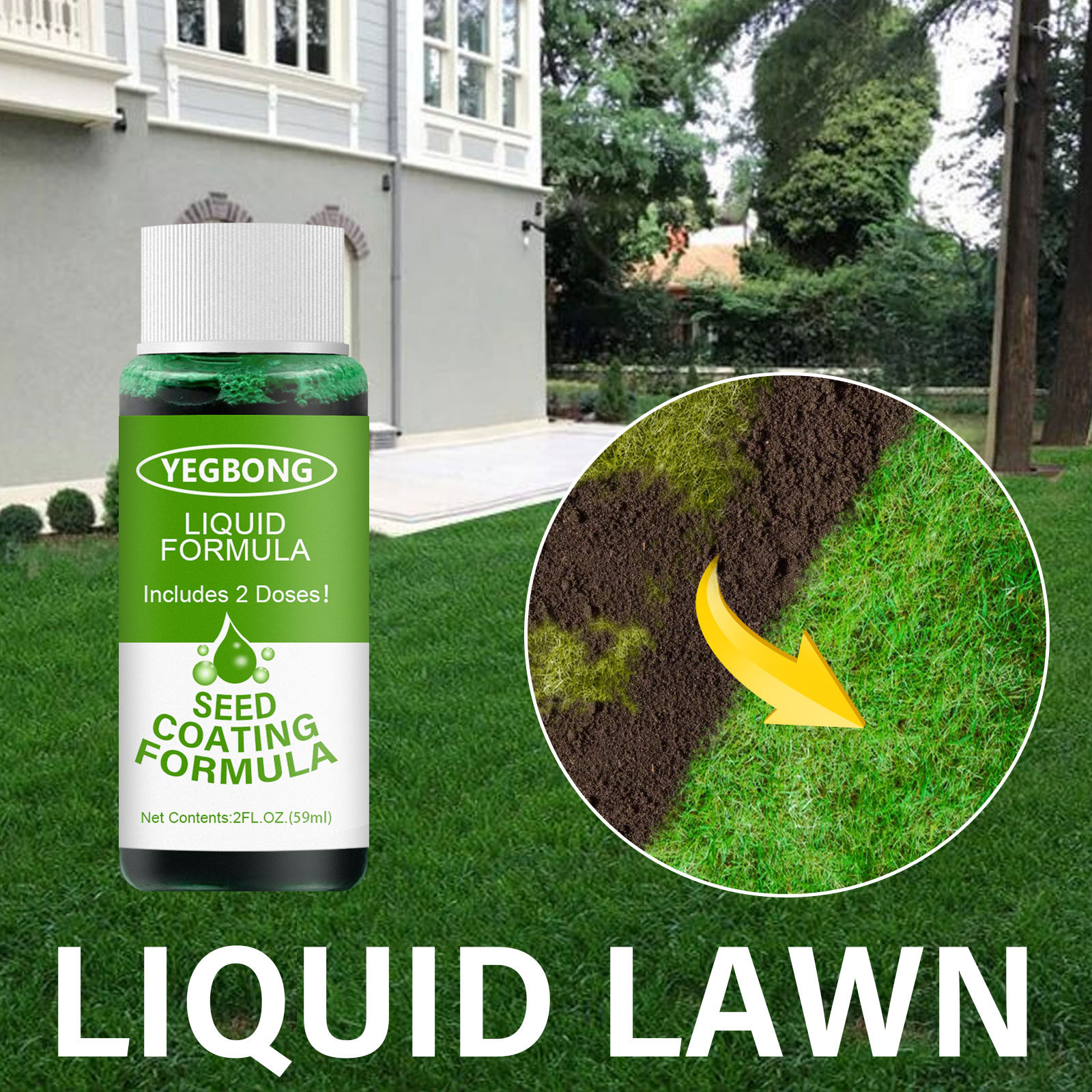 Household Seeding System Liquid Spray Seed Lawn Care Household Seeding System Liquid Spray Seed Lawn Care