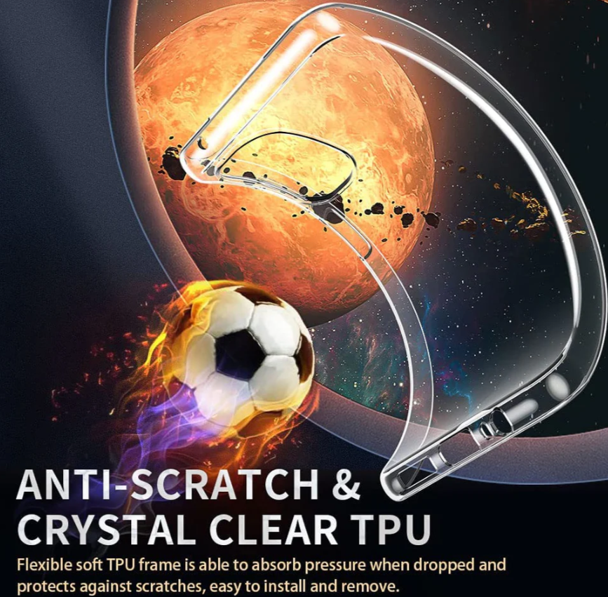 Oppo A17 Case Soft Gel Clear TPU Case
