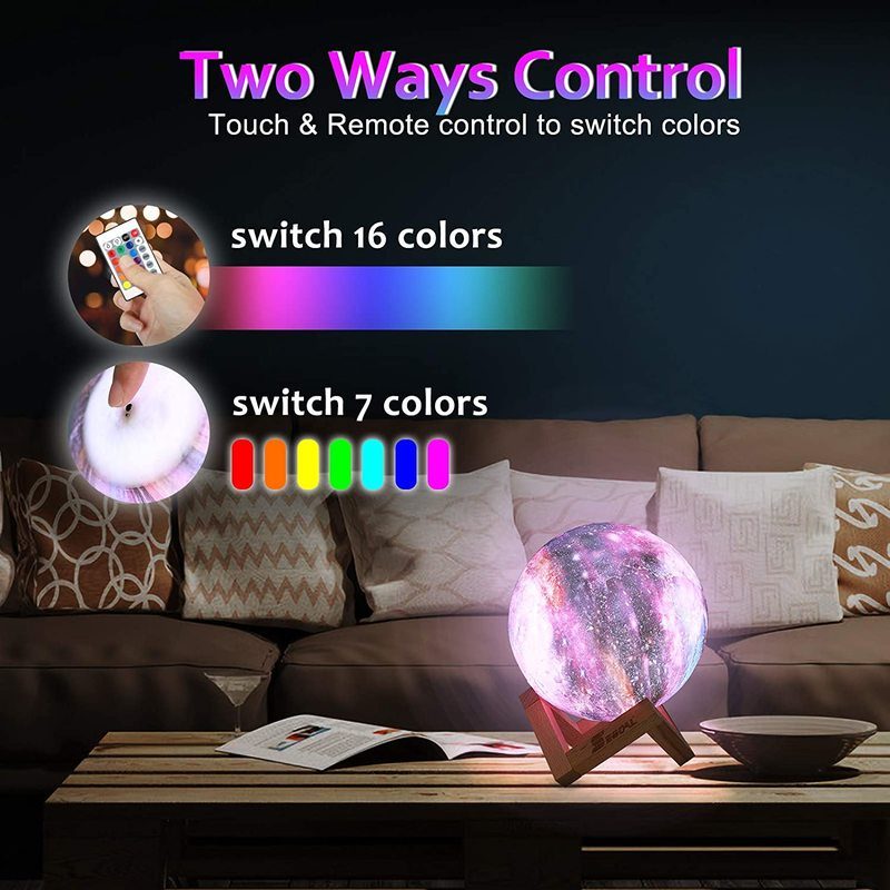 Night Light Moon Lamp Space Galaxy Lights Night Light Moon Lamp Space Galaxy Lights