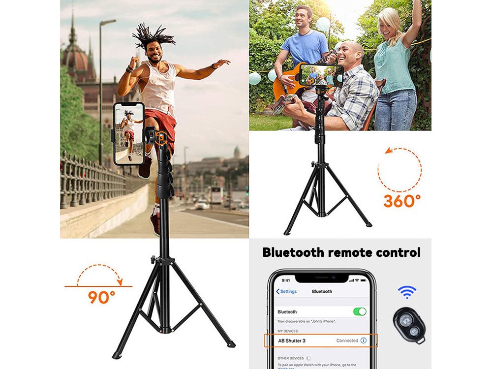 Phone Tripod Stand with Remote Phone Tripod Stand with Remote