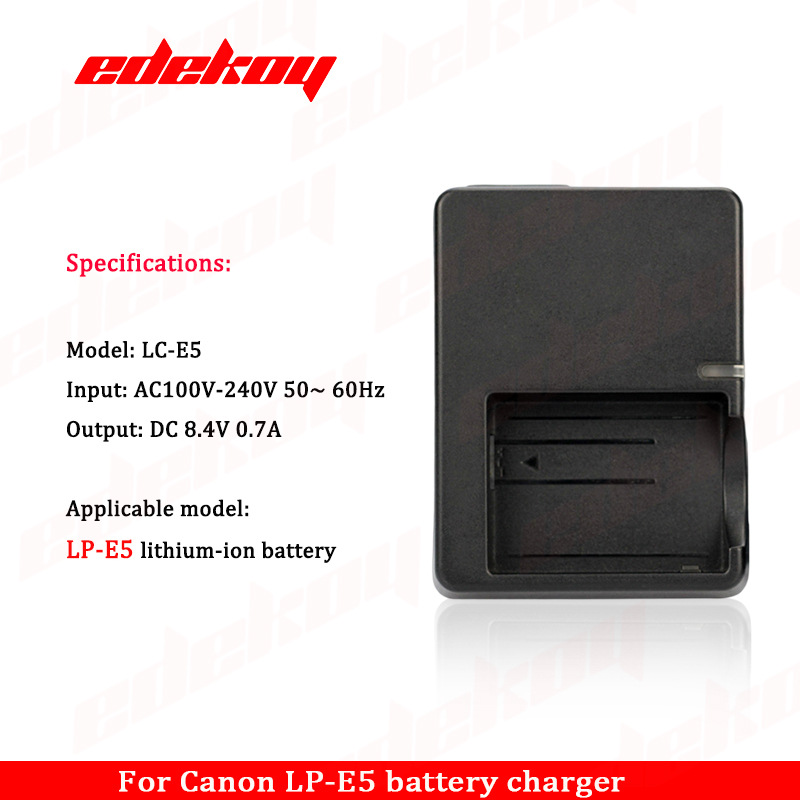 Cannon Battery Charger for LP-E5 as LC-E5E Cannon Battery Charger for LP-E5 as LC-E5E