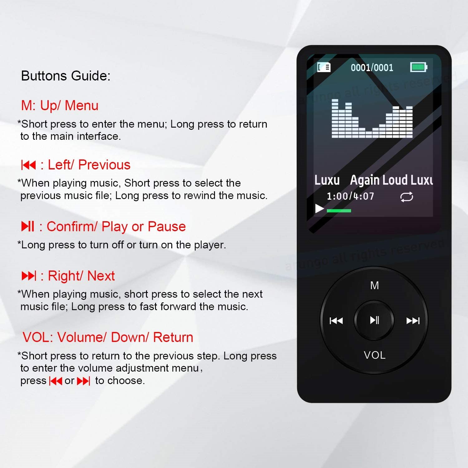 16GB MP3 Player