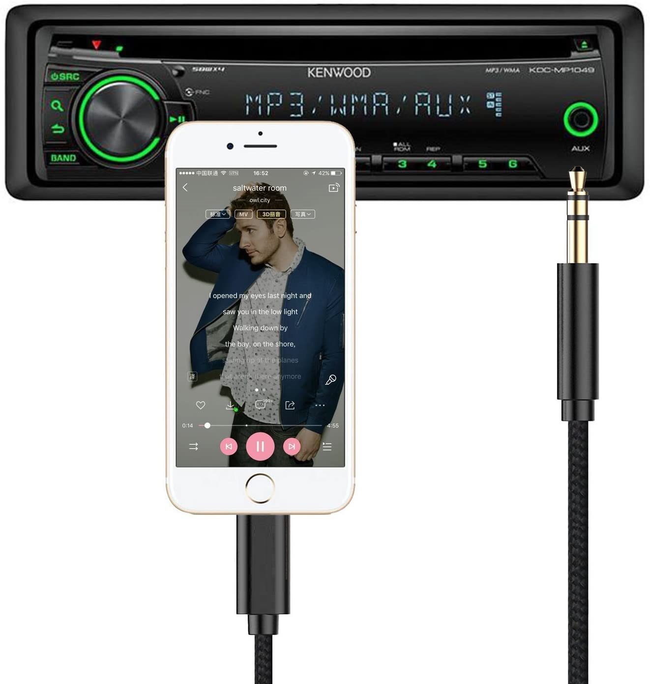 iPhone Lightning to AUX Cable iPhone Lightning to AUX Cable