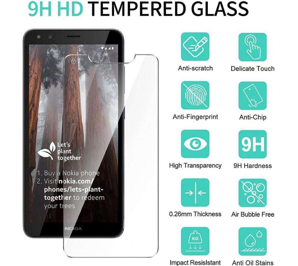 NOKIA C02 Tempered Glass Screen Protector