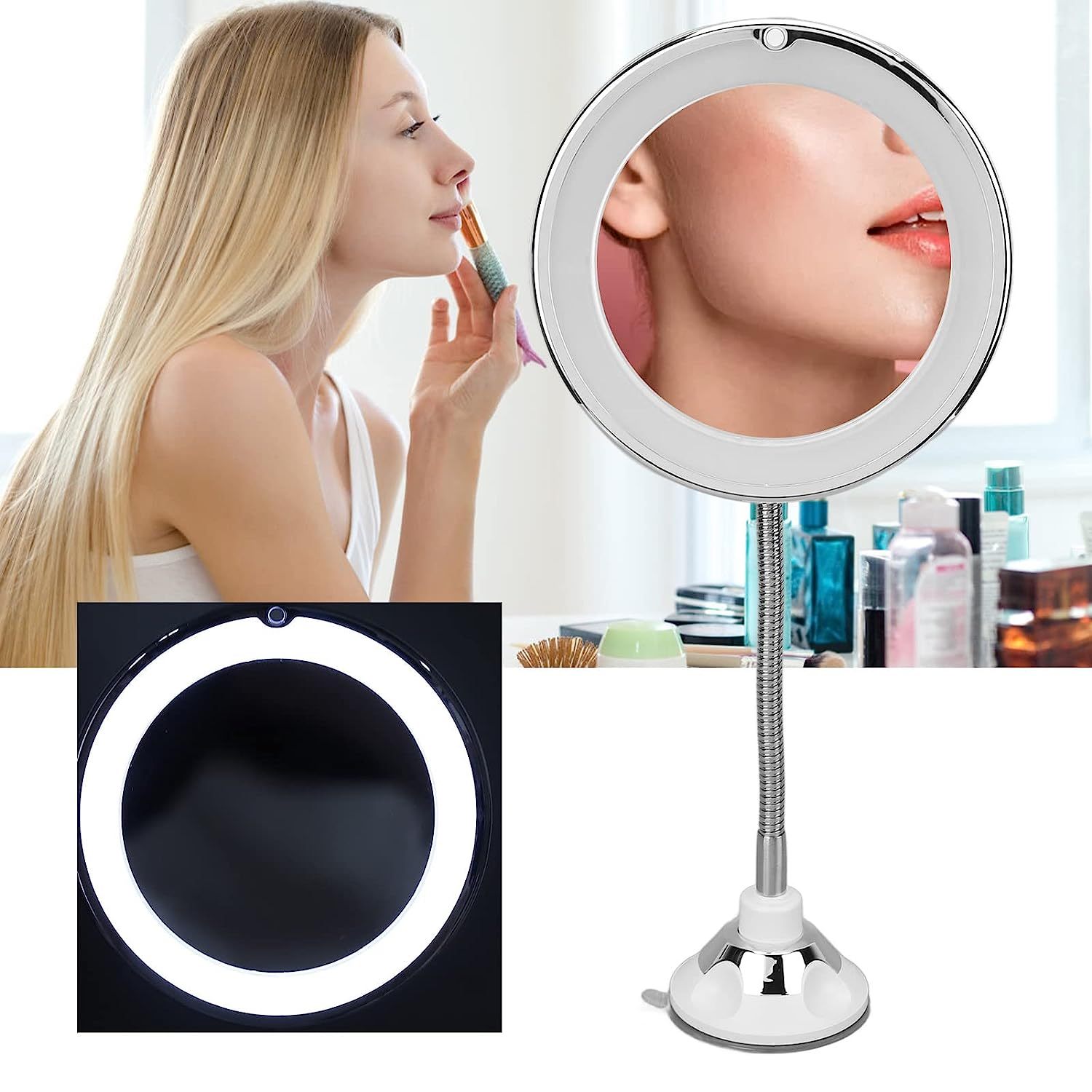 LED Magnifying Makeup Mirror