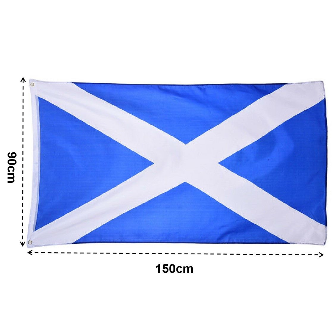 Scotland Scottish Flag 150cm x 90cm with Brass Grommets